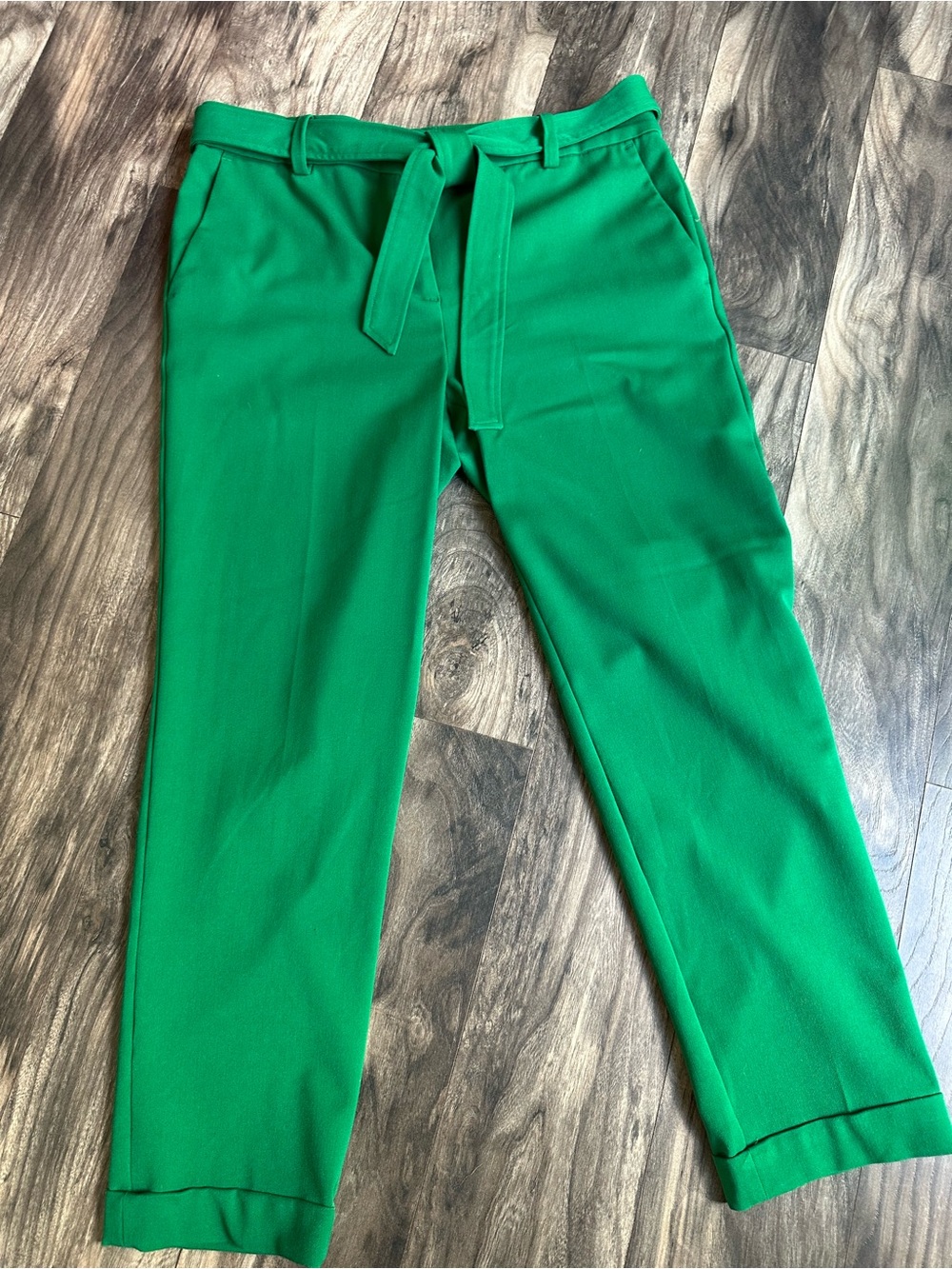 LOFT Devin Tie-Waist Ankle Pants